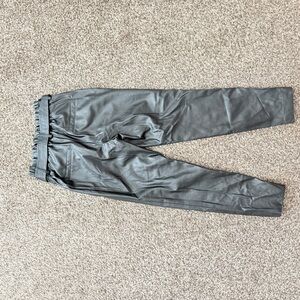 Blank NYC Charcoal Leather Pants